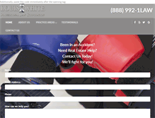 Tablet Screenshot of louiswhitelaw.com